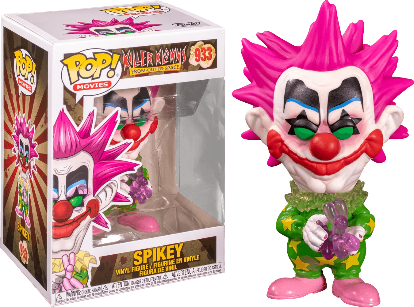 FUN44147 Killer Klowns from Outer-Space - Spike Pop! Vinyl - Funko - Titan Pop Culture