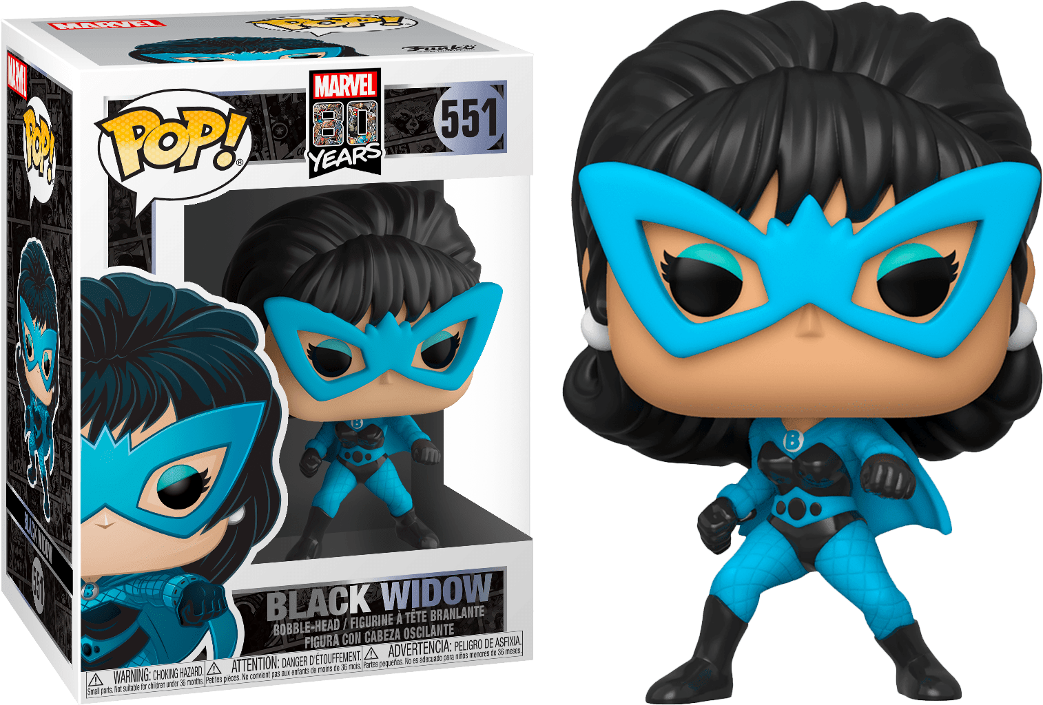 FUN44502 Marvel - Black Widow 1st Appearance 80th Anniversary Pop! Vinyl - Funko - Titan Pop Culture