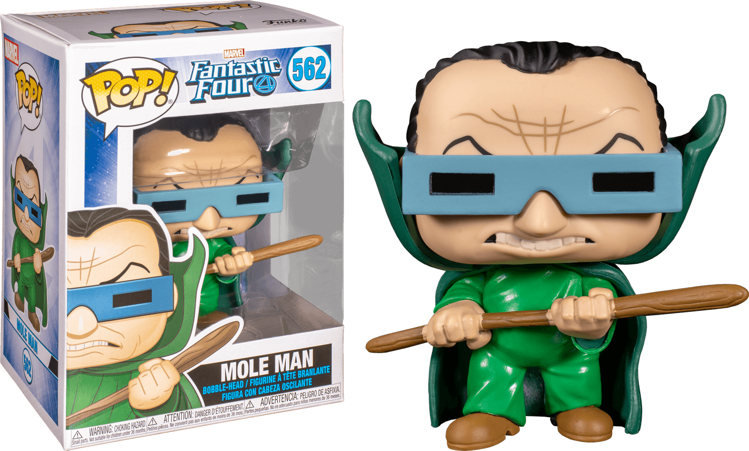 FUN44990 Fantastic Four - Mole Man Pop! Vinyl - Funko - Titan Pop Culture