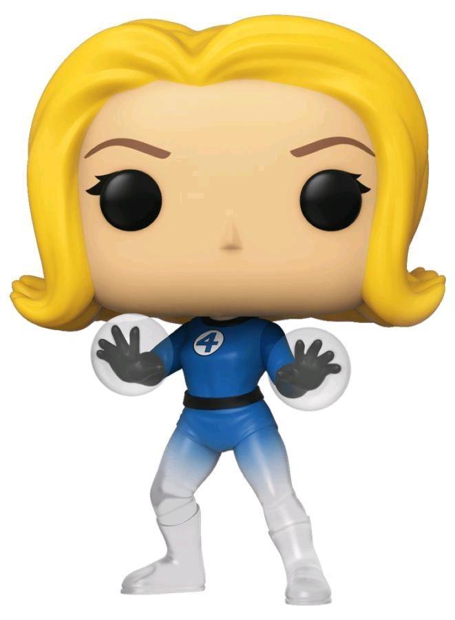 FUN45005 Fantastic Four - Invisible Girl Translucent US Exclusive Pop! Vinyl - Funko - Titan Pop Culture