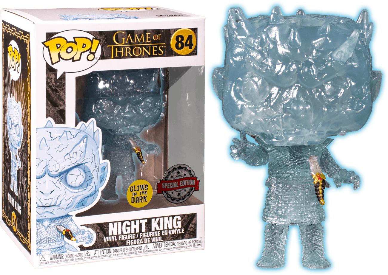 FUN45233 Game of Thrones - Crystal Night King with Dagger Glow US Exclusive Pop! Vinyl - Funko - Titan Pop Culture