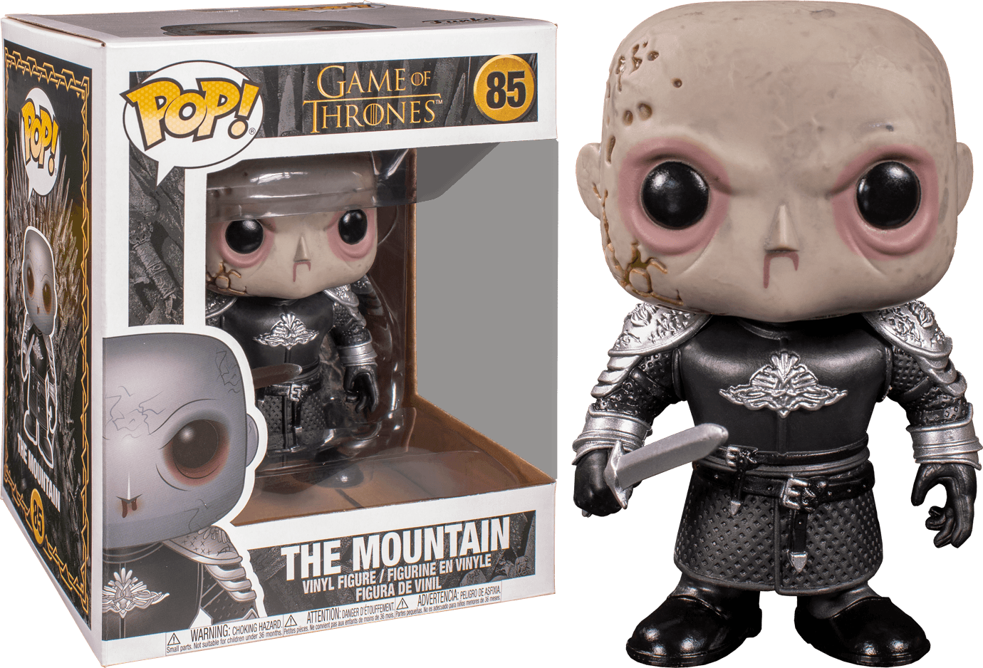 FUN45337 Game of Thrones - The Mountain Unmasked 6" Pop! Vinyl - Funko - Titan Pop Culture