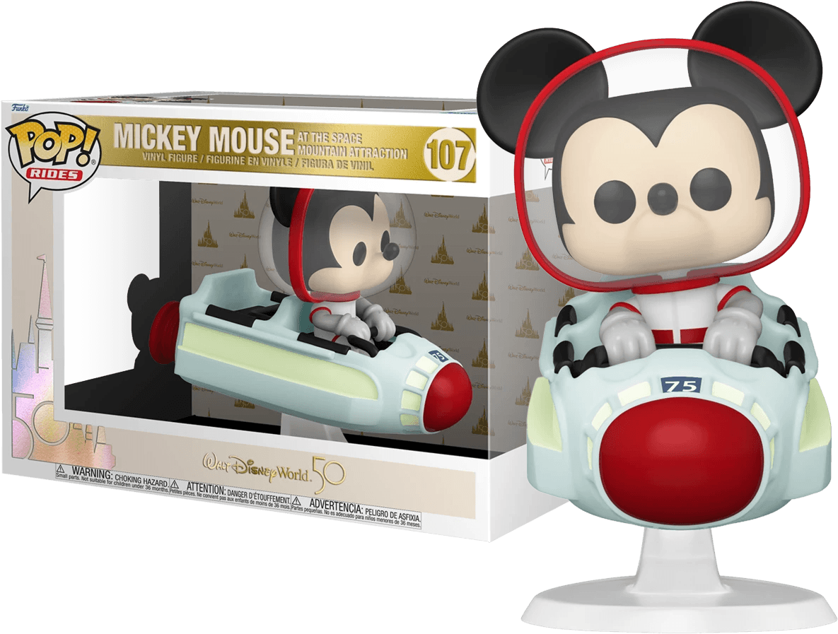 FUN45343 Disney World - Mickey Mouse at Space Mountain 50th Anniversary Pop! Ride - Funko - Titan Pop Culture