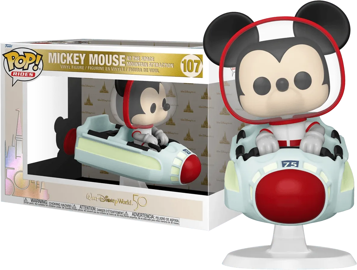 FUN45343 Disney World - Mickey Mouse at Space Mountain 50th Anniversary Pop! Ride - Funko - Titan Pop Culture