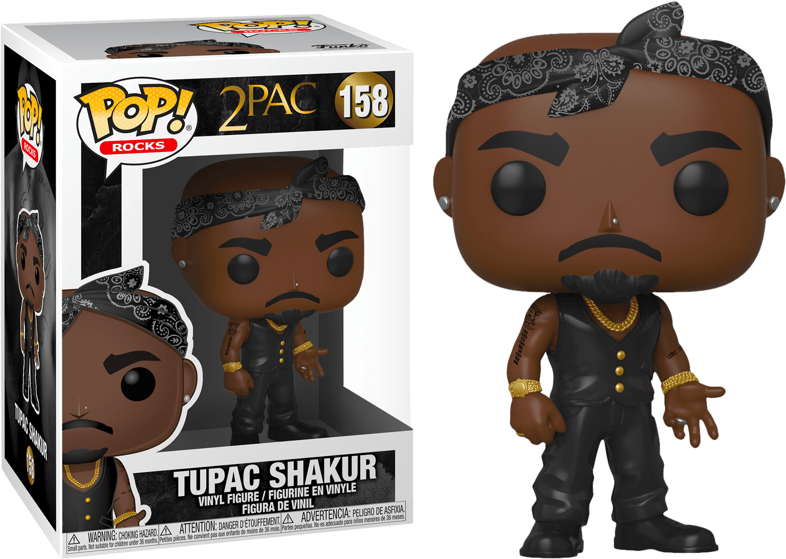 FUN45432 Tupac - Tupac Pop! Vinyl - Funko - Titan Pop Culture