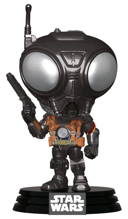 FUN45541 Star Wars: The Mandalorian - Q9-Zero Metallic Pop! Vinyl - Funko - Titan Pop Culture