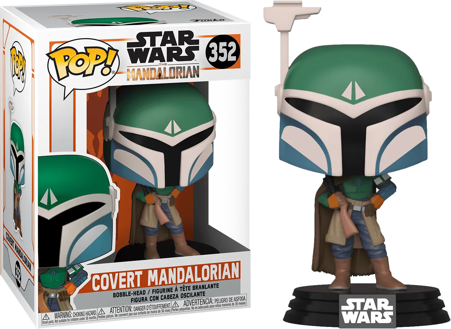 FUN45544 Star Wars: The Mandalorian - Covert Mandalorian Pop! Vinyl - Funko - Titan Pop Culture