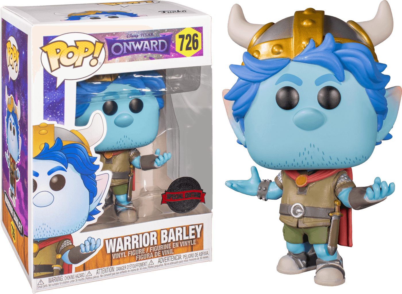 FUN45588 Onward - Barley Warrior US Exclusive Pop! Vinyl [RS] - Funko - Titan Pop Culture