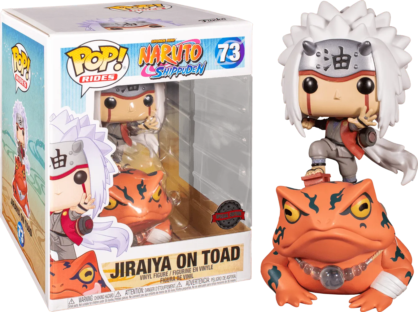 FUN45624 Naruto Shippuden - Jiraiya on Toad US Exclusive Pop! Ride [RS] - Funko - Titan Pop Culture