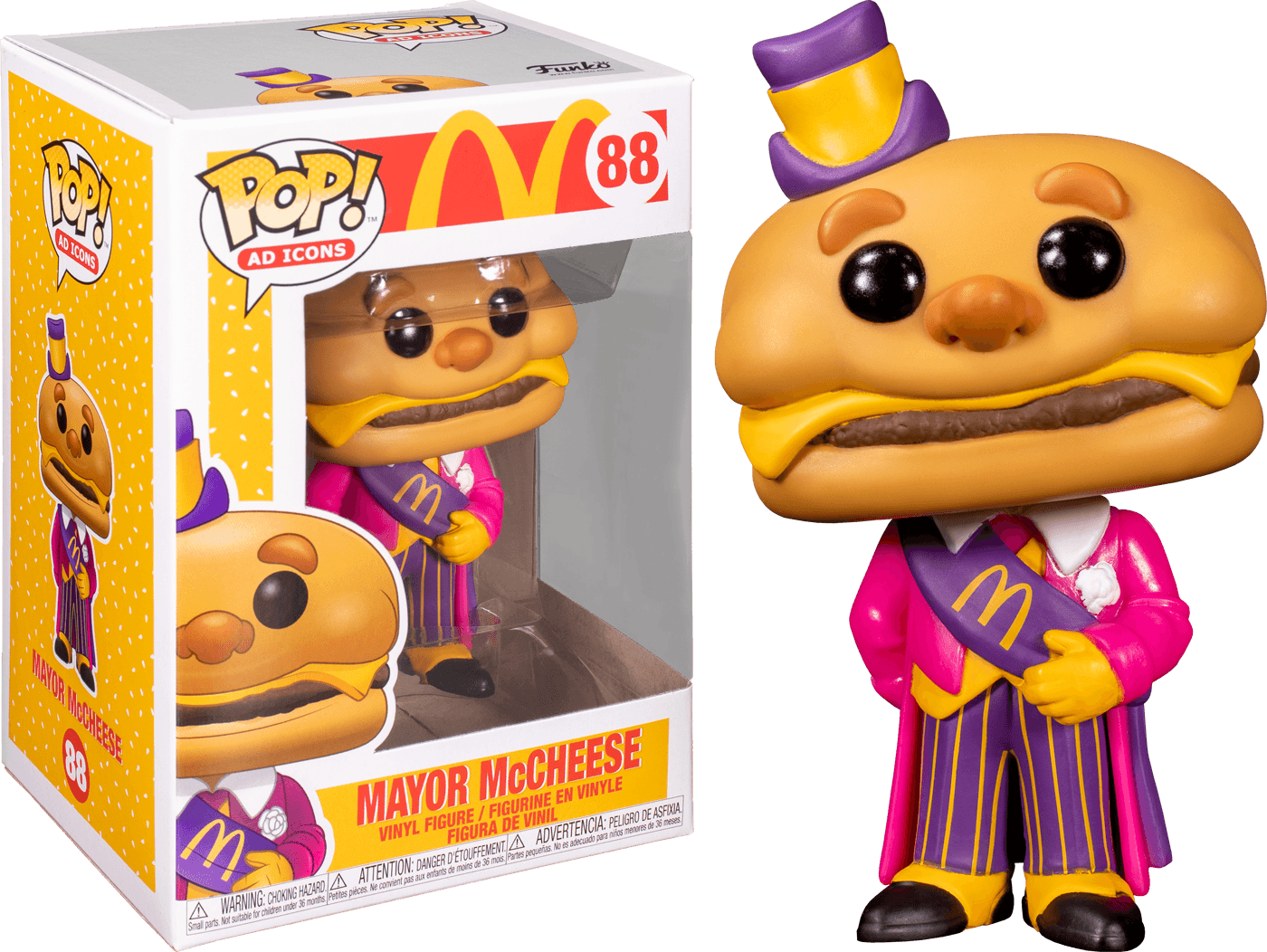 FUN45725 McDonalds - Mayor McCheese Pop! Vinyl - Funko - Titan Pop Culture