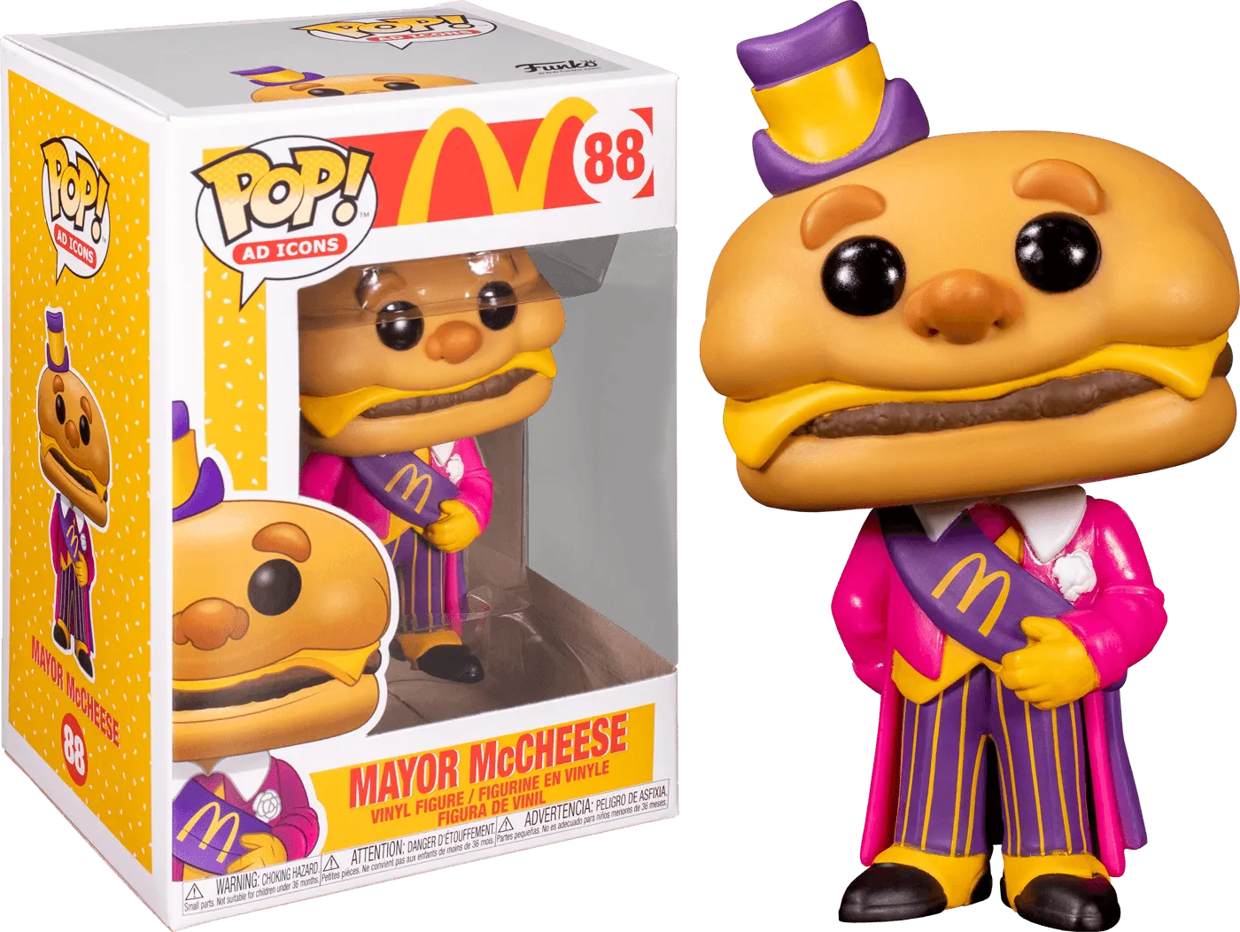 FUN45725 McDonalds - Mayor McCheese Pop! Vinyl - Funko - Titan Pop Culture