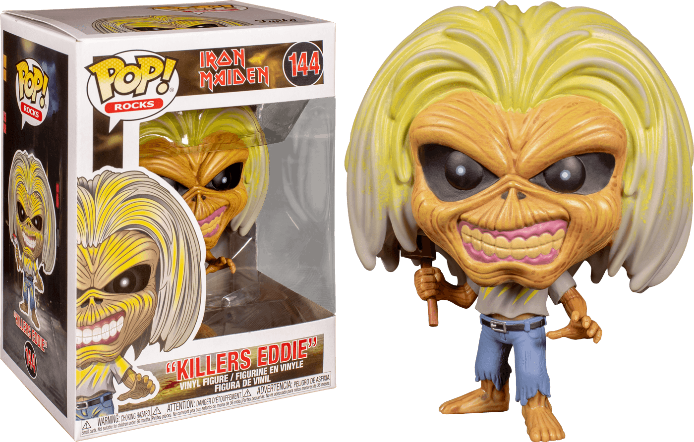 FUN45980 Iron Maiden - Killers Skeleton Eddie Pop! Vinyl - Funko - Titan Pop Culture