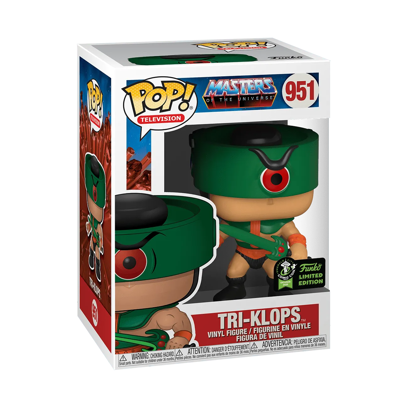 FUN45988 Masters of the Universe - Tri-Klops ECCC 2020 Exclusive Pop! Vinyl [RS] - Funko - Titan Pop Culture