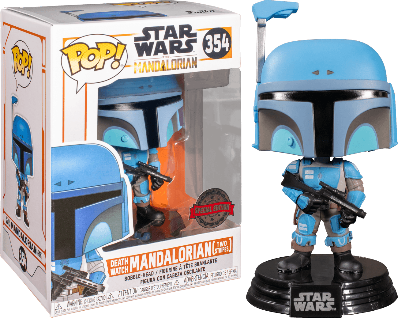 FUN46091 Star Wars: The Mandalorian - Death Watch Metallic US Exclusive Pop! Vinyl - Funko - Titan Pop Culture