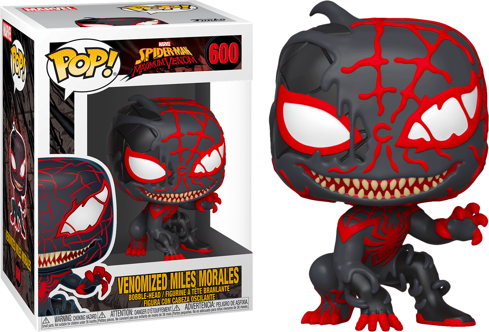 FUN46459 Spider-Man Maximum Venom - Venomized Miles Morales Pop! Vinyl - Funko - Titan Pop Culture