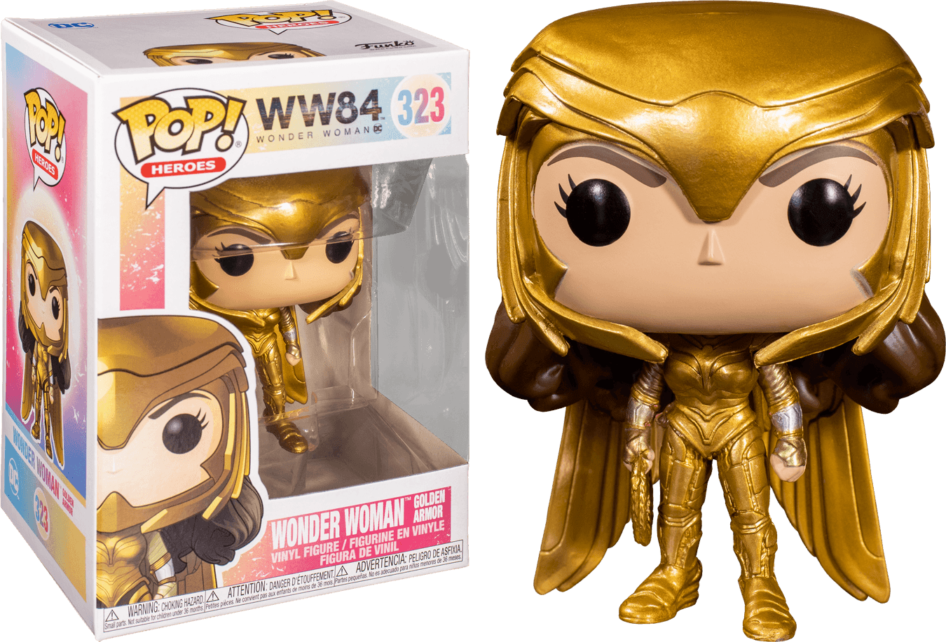 FUN46658 Wonder Woman: 1984 - Wonder Woman Gold Power Pose Pop! Vinyl - Funko - Titan Pop Culture