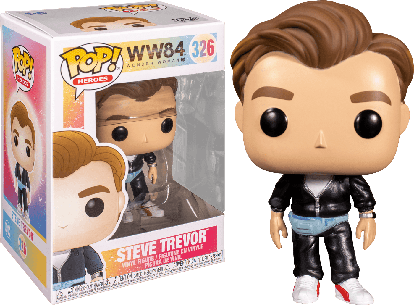 FUN46665 Wonder Woman: 1984 - Steve Trevor (80's) Pop! Vinyl - Funko - Titan Pop Culture