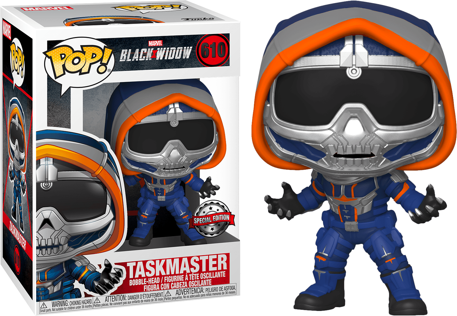 FUN46688 Black Widow - Taskmaster with Claws US Exclusive Pop! Vinyl [RS] - Funko - Titan Pop Culture