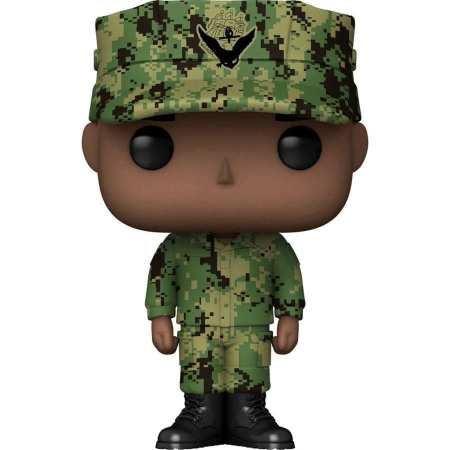 FUN46739 US Military: Navy - Male African American Pop! Vinyl - Funko - Titan Pop Culture