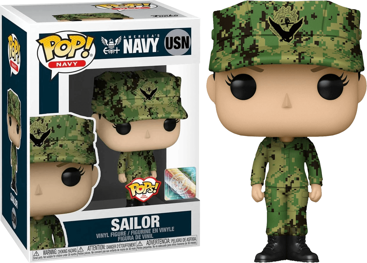 FUN46740 US Military: Navy - Female Caucasian Pop! Vinyl - Funko - Titan Pop Culture