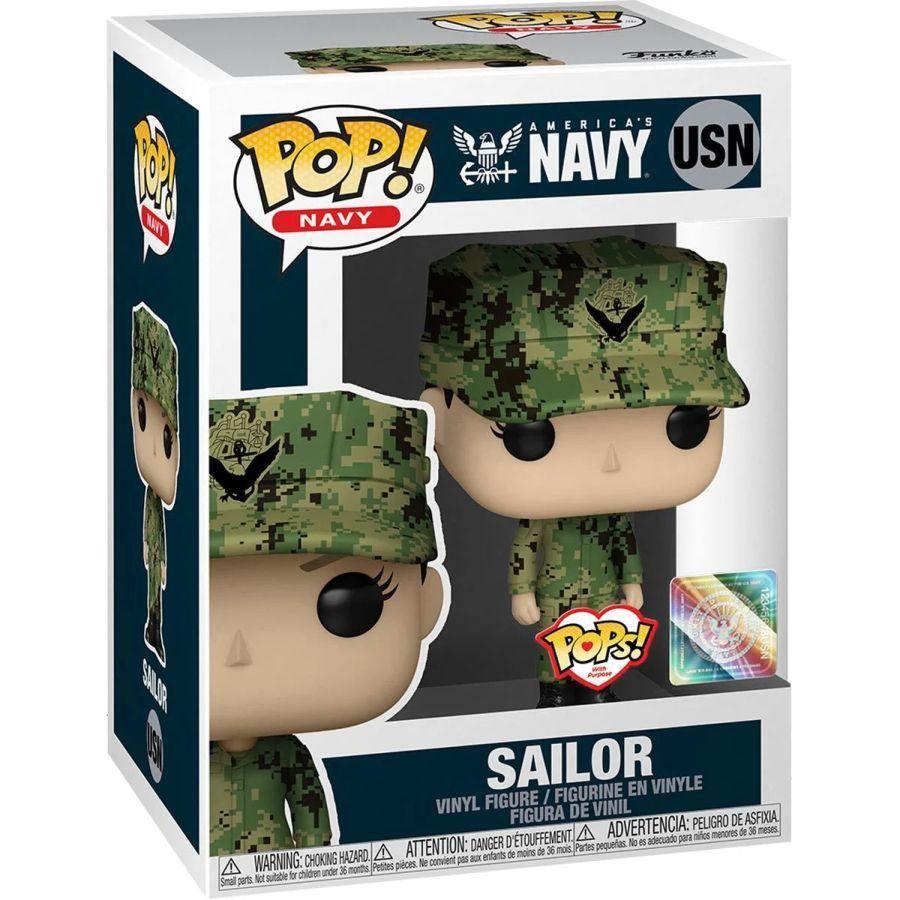 FUN46740 US Military: Navy - Female Caucasian Pop! Vinyl - Funko - Titan Pop Culture