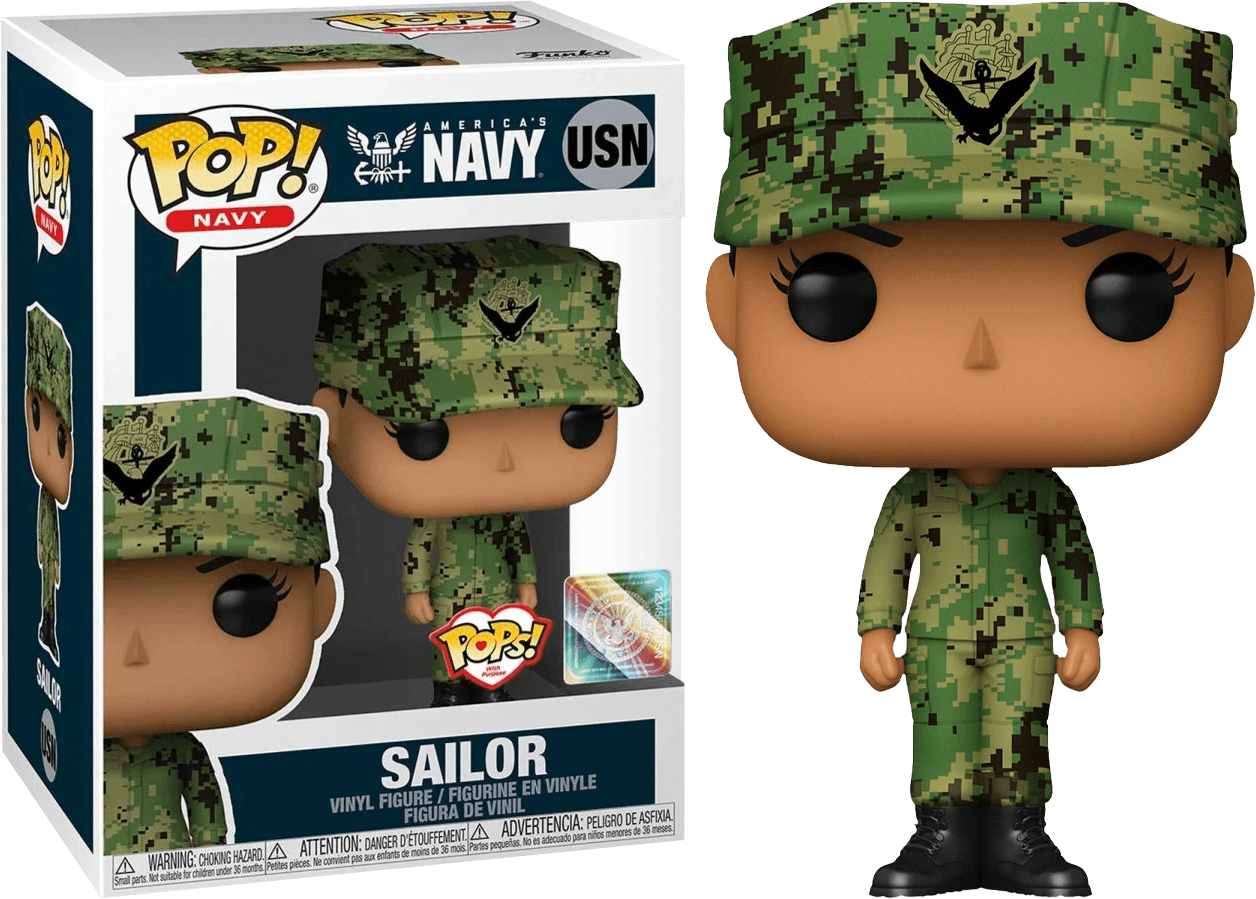 FUN46741 US Military: Navy - Female Hispanic Pop! Vinyl - Funko - Titan Pop Culture