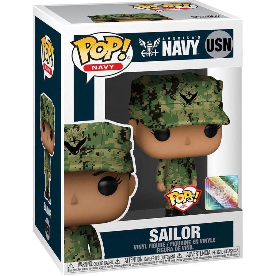 FUN46741 US Military: Navy - Female Hispanic Pop! Vinyl - Funko - Titan Pop Culture