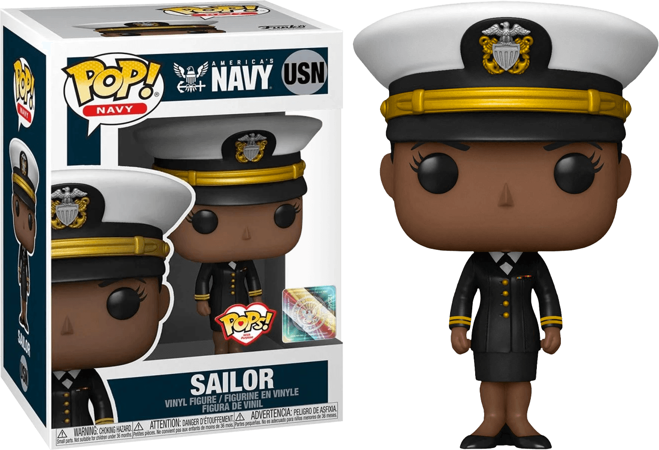 FUN46742 US Military: Navy - Female African American Pop! Vinyl - Funko - Titan Pop Culture