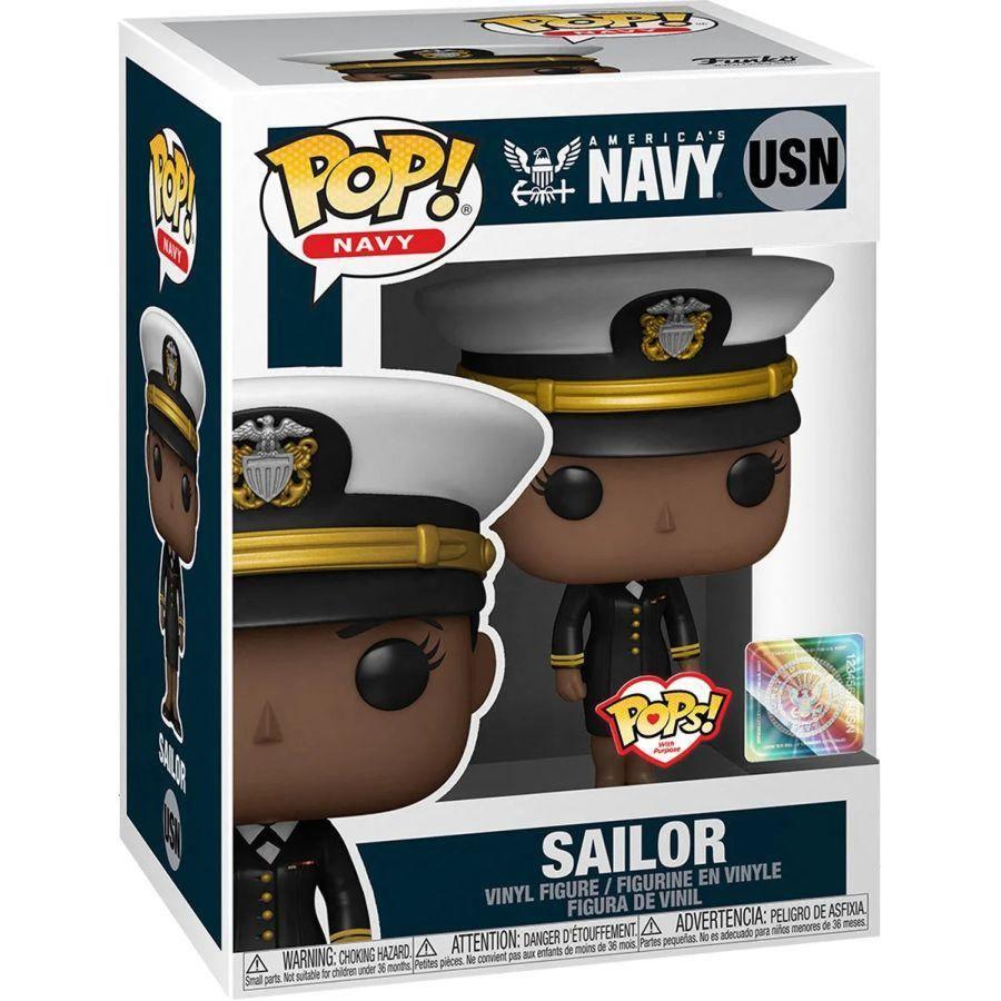 FUN46742 US Military: Navy - Female African American Pop! Vinyl - Funko - Titan Pop Culture