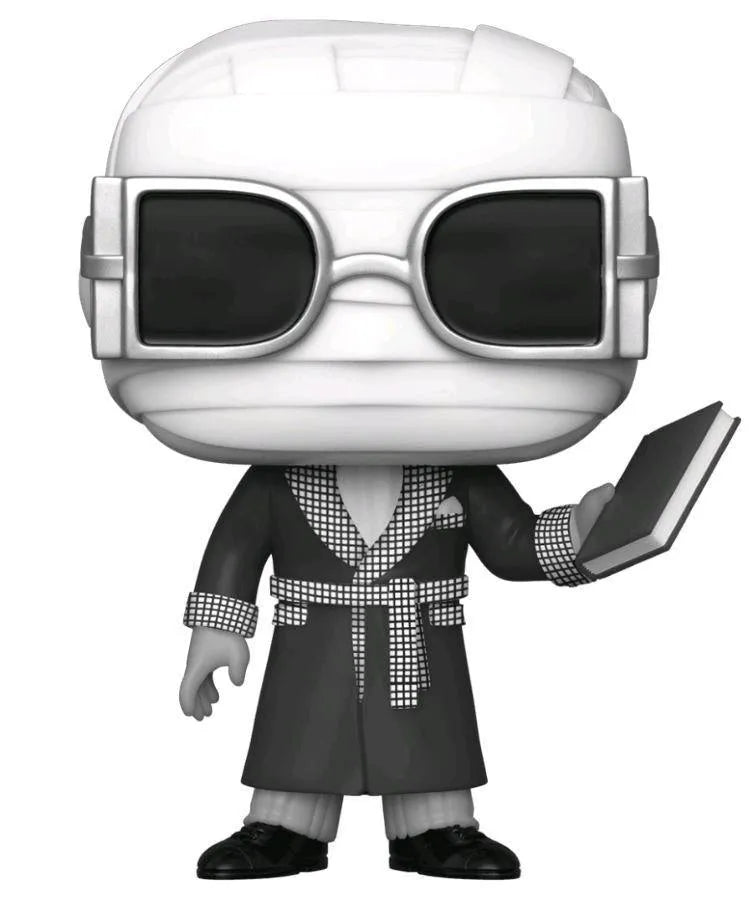 FUN46856 Universal Monsters - Invisible Man Black & White US Exclusive Pop! Vinyl [RS] - Funko - Titan Pop Culture