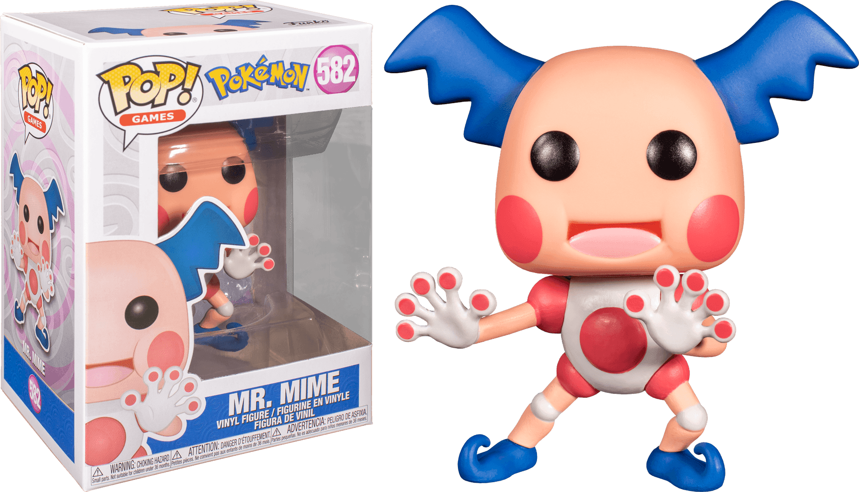 FUN46865 Pokemon - Mr Mime Pop! Vinyl [RS] - Funko - Titan Pop Culture