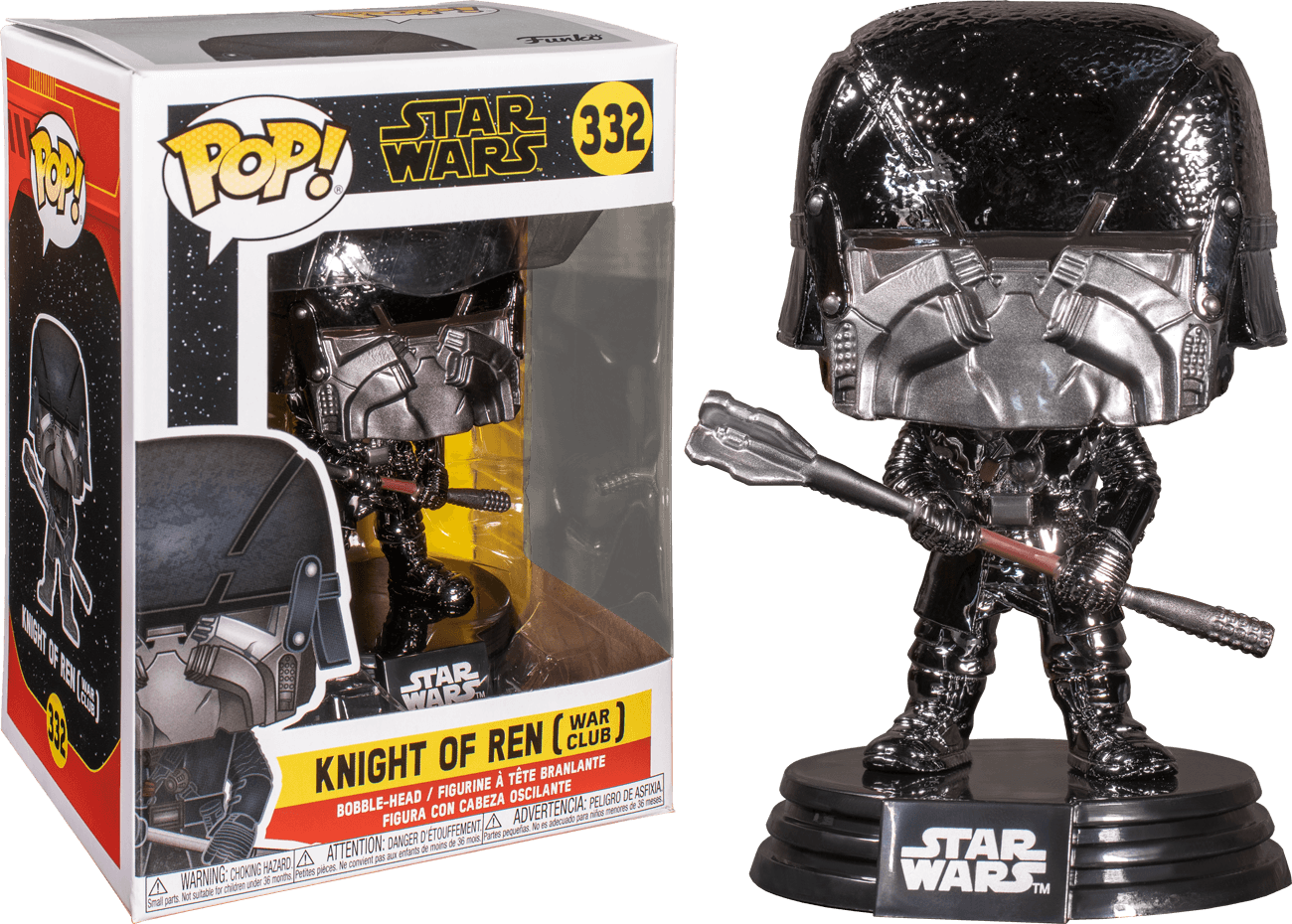 FUN47242 Star Wars - Knight of Ren War Club Episode IX Rise of Skywalker Hematite Chrome Pop! Vinyl - Funko - Titan Pop Culture