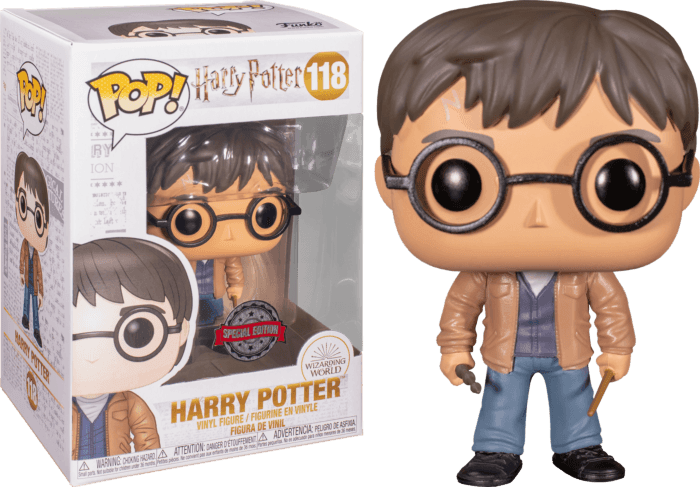 FUN47345 Harry Potter - Harry with Two Wands US Exclusive Pop! Vinyl [RS] - Funko - Titan Pop Culture