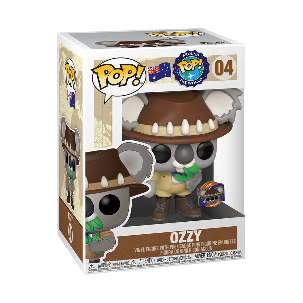 FUN47565 Funko Around the World - Ozzy Koala (Australia) Pop! Vinyl with Pin [RS] - Funko - Titan Pop Culture