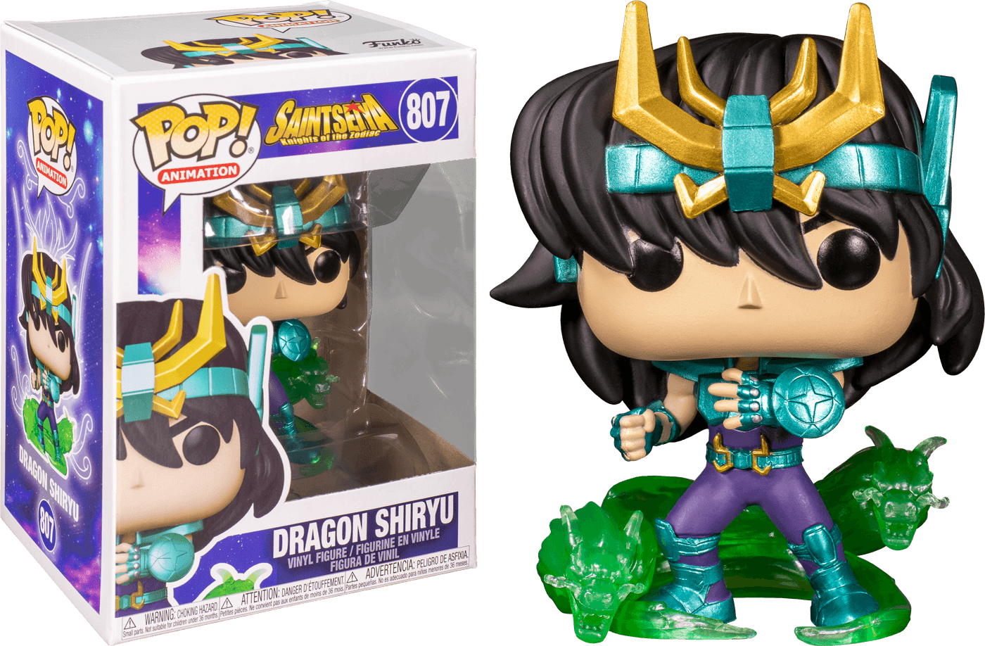 FUN47689 Saint Seiya - Dragon Shiryu Pop! Vinyl - Funko - Titan Pop Culture