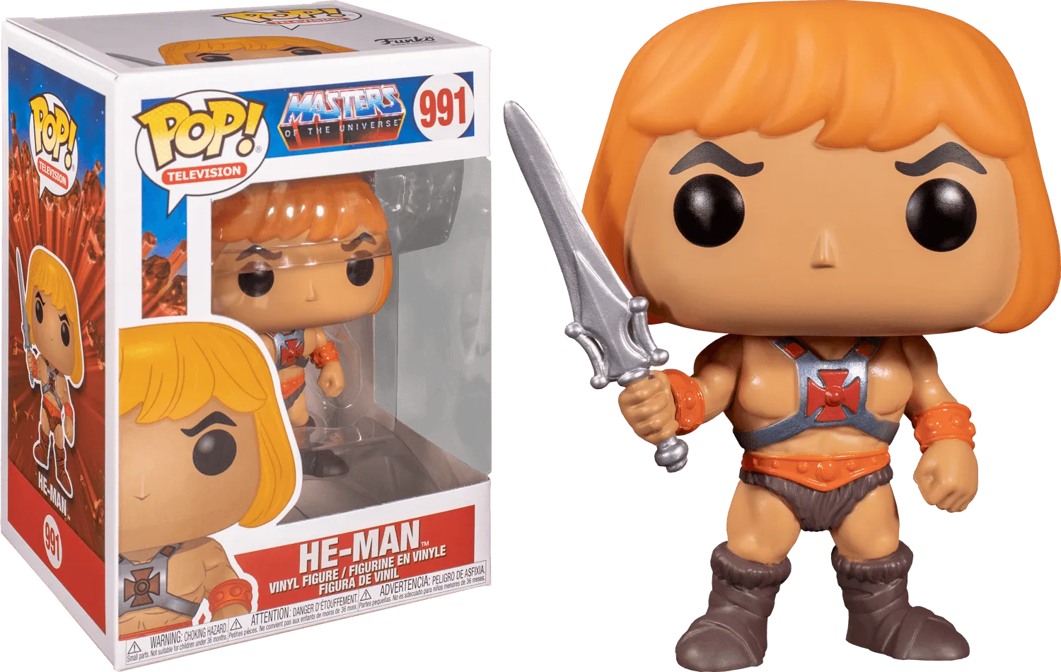 FUN47748 Masters of the Universe - He-Man Pop! Vinyl - Funko - Titan Pop Culture