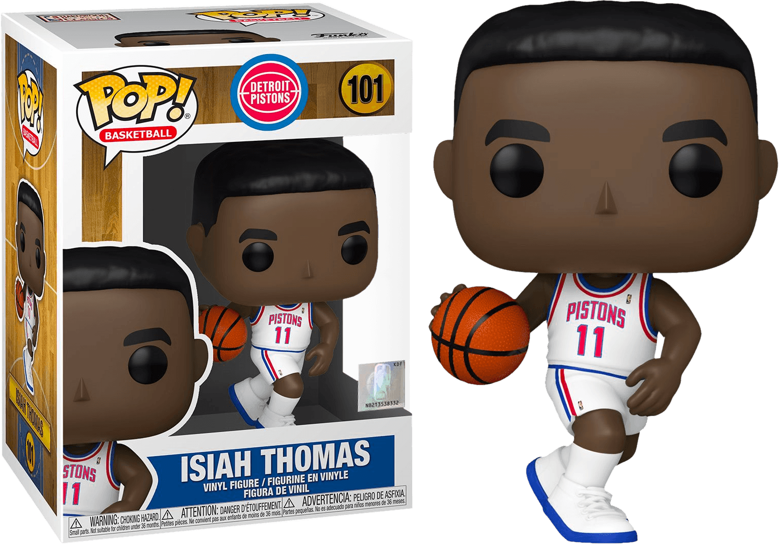 FUN47910 NBA: Legends - Isiah Thomas (Pistons Home) Pop! Vinyl - Funko - Titan Pop Culture