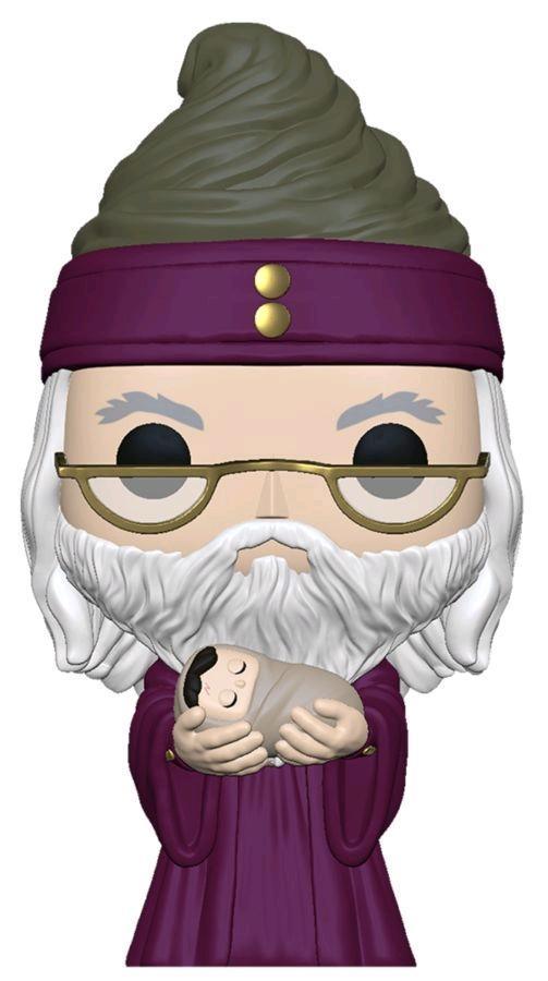 FUN48067 Harry Potter - Dumbledore with Baby Harry Pop! Vinyl - Funko TBA - Titan Pop Culture