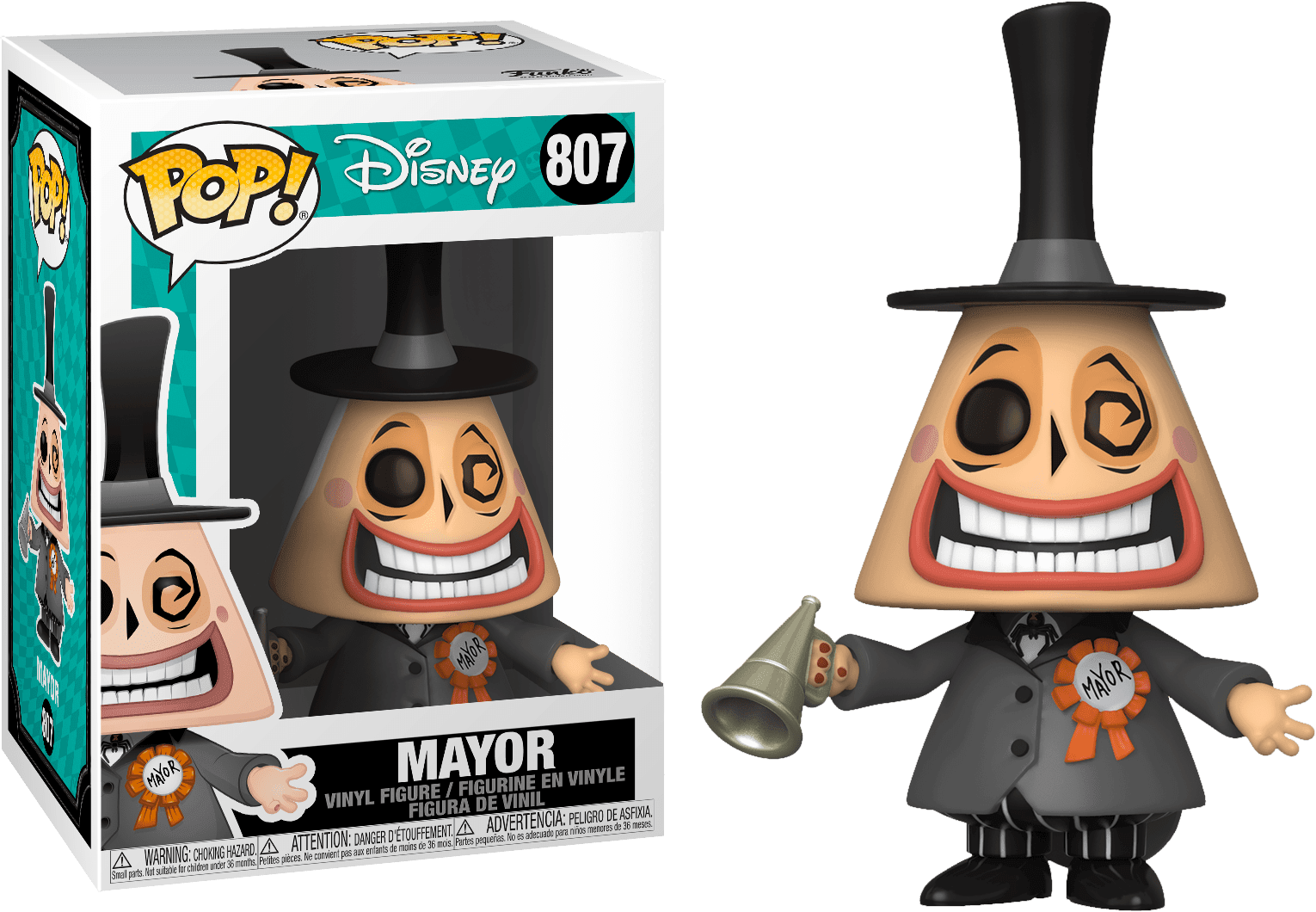 FUN48181 The Nightmare Before Christmas - Mayor with Megaphone (with chase) Pop! Vinyl - Funko - Titan Pop Culture