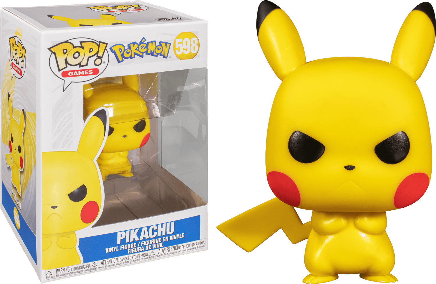 FUN48401 Pokemon - Pikachu Grumpy Pop! Vinyl [RS] - Funko - Titan Pop Culture