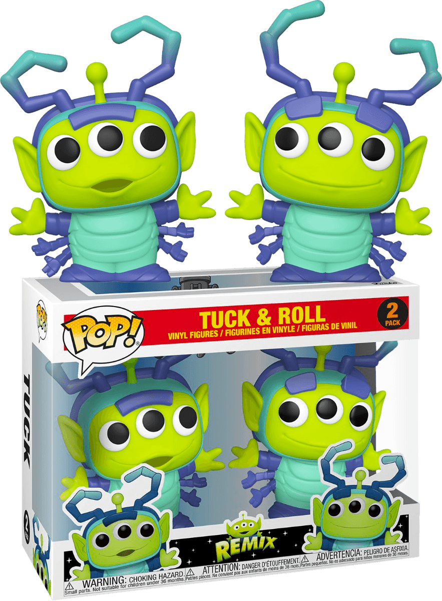 FUN48549 Pixar - Alien Remix Tuck & Roll US Exclusive Pop! Vinyl 2-Pack [RS] - Funko - Titan Pop Culture