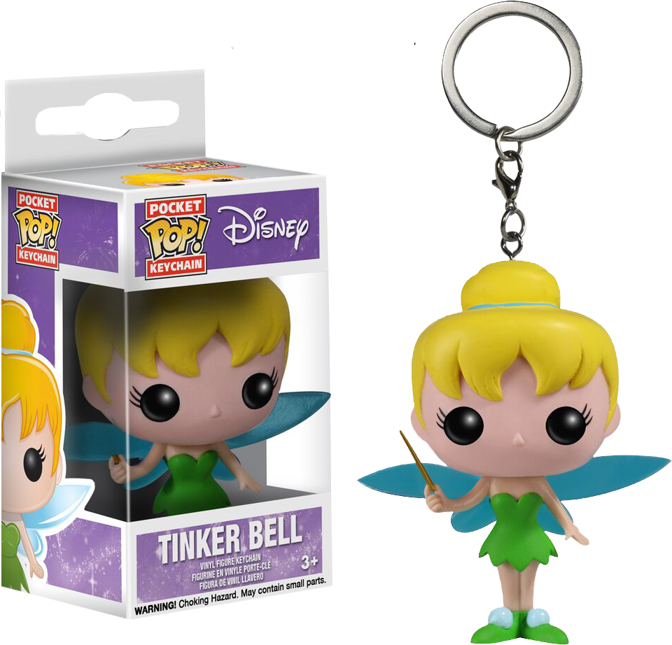 FUN4859 Peter Pan (1953) - Tinker Bell Pocket Pop! Keychain - Funko - Titan Pop Culture