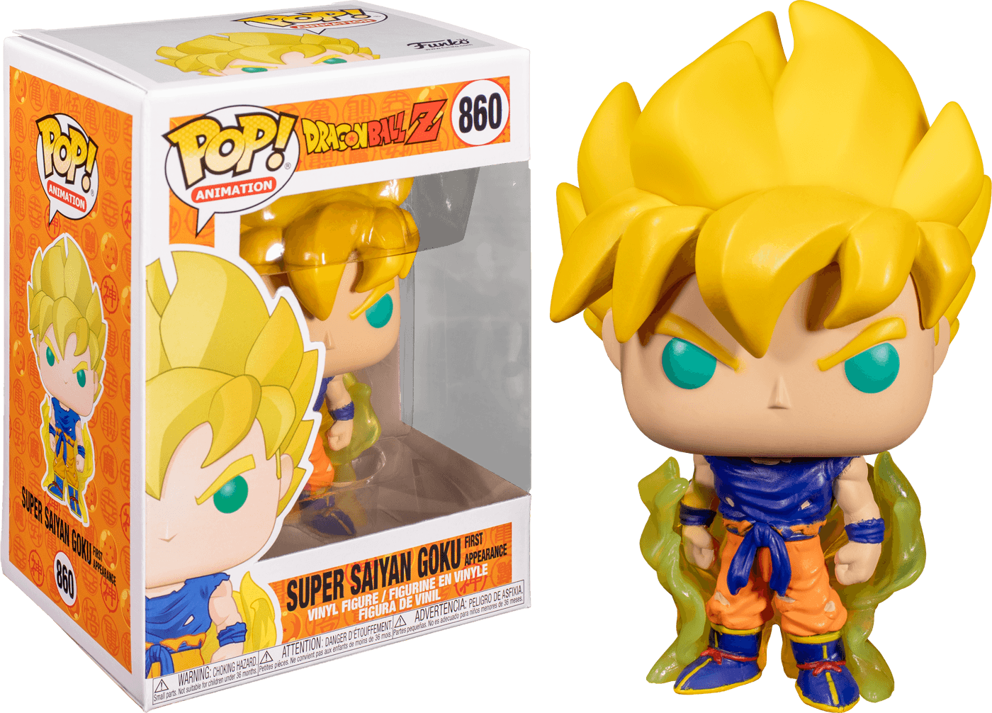 FUN48600 Dragon Ball Z - Goku Super Saiyan First Appearance Pop! Vinyl - Funko - Titan Pop Culture