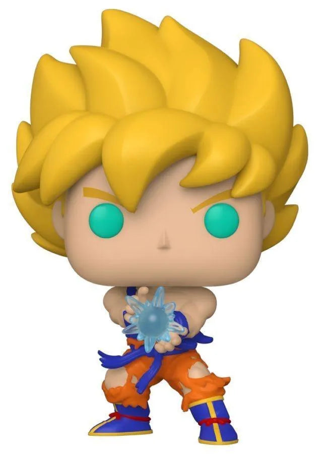 FUN48660 Dragon Ball Z - Super Saiyan Goku with Kamehameha Wave Pop! Vinyl - Funko - Titan Pop Culture