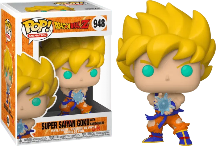 FUN48660 Dragon Ball Z - Super Saiyan Goku with Kamehameha Wave Pop! Vinyl - Funko - Titan Pop Culture