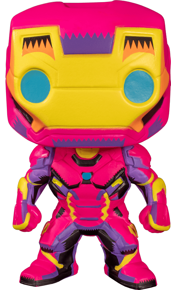 FUN48846 Marvel Comics - Iron Man Black Light US Exclusive Pop! Vinyl [RS] - Funko - Titan Pop Culture