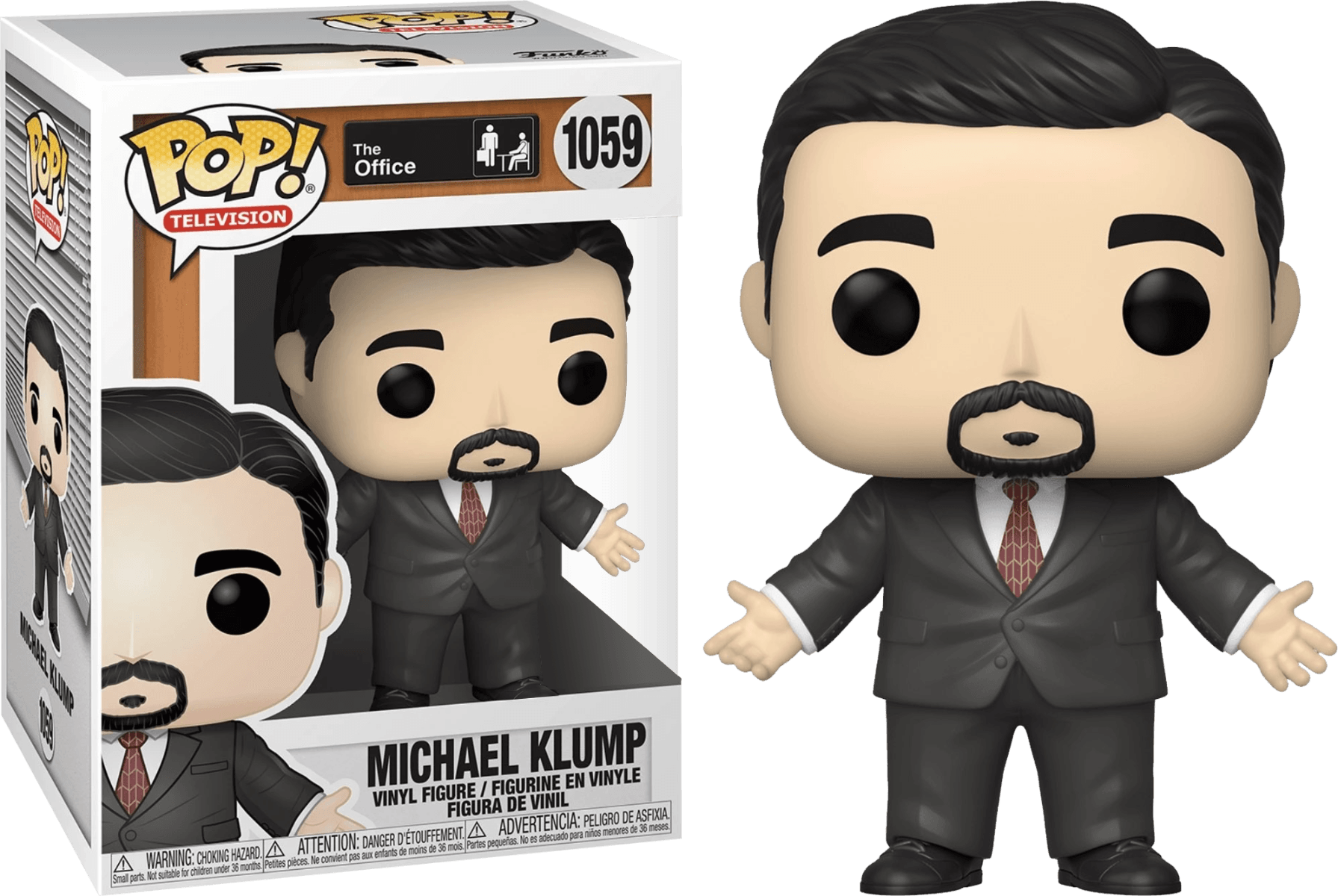 FUN48882 The Office - Michael Klump Pop! Vinyl - Funko - Titan Pop Culture