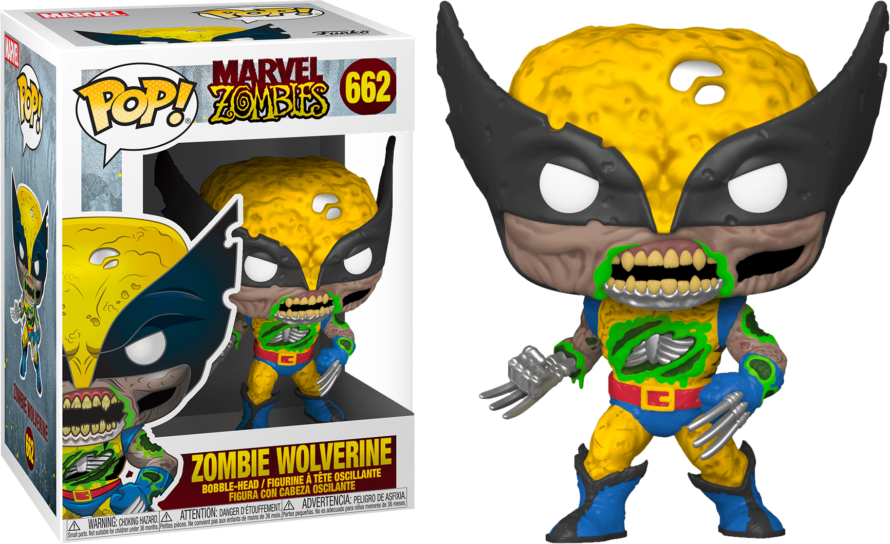 FUN49123 Marvel Zombies - Wolverine Pop! Vinyl - Funko - Titan Pop Culture