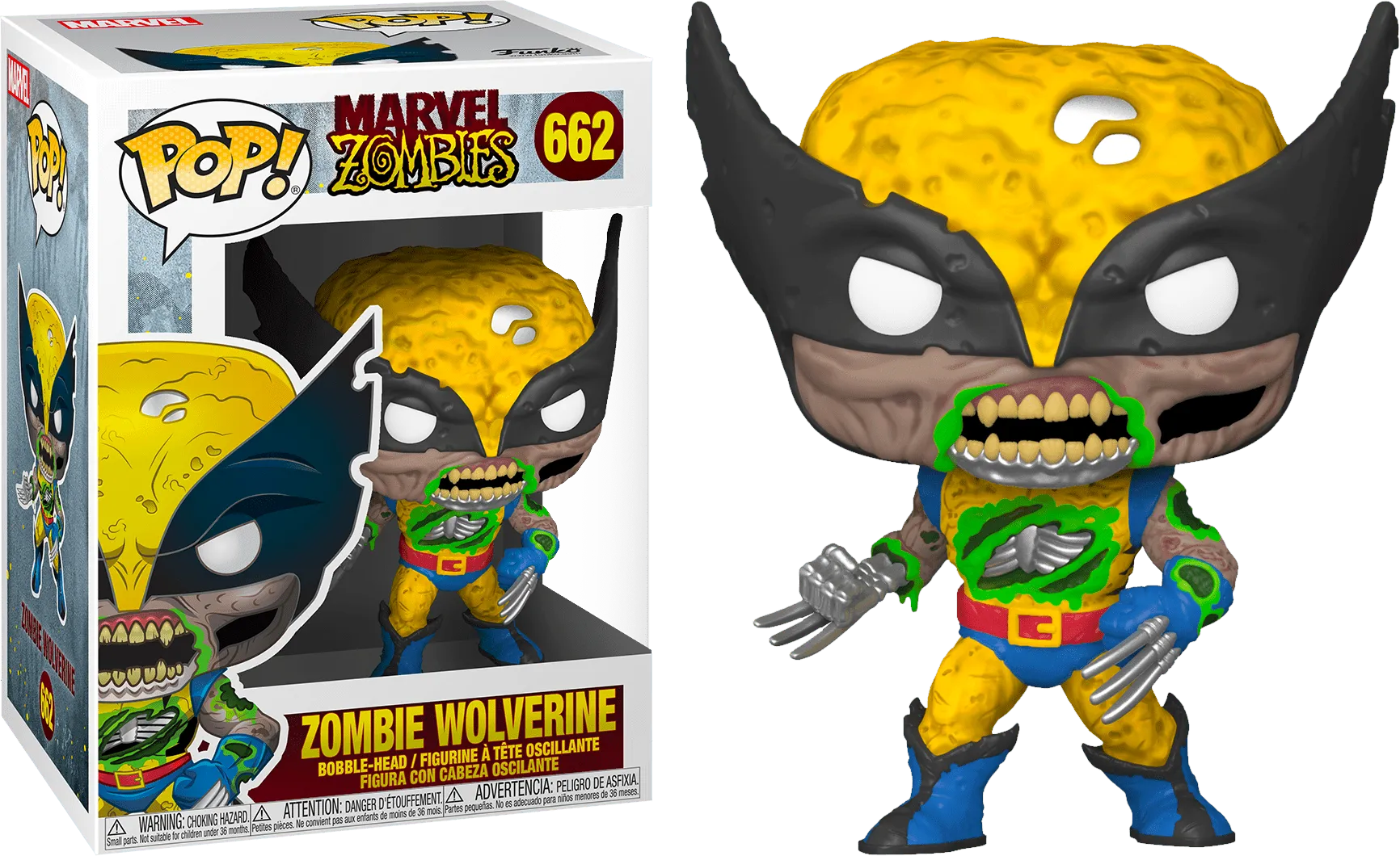 FUN49123 Marvel Zombies - Wolverine Pop! Vinyl - Funko - Titan Pop Culture