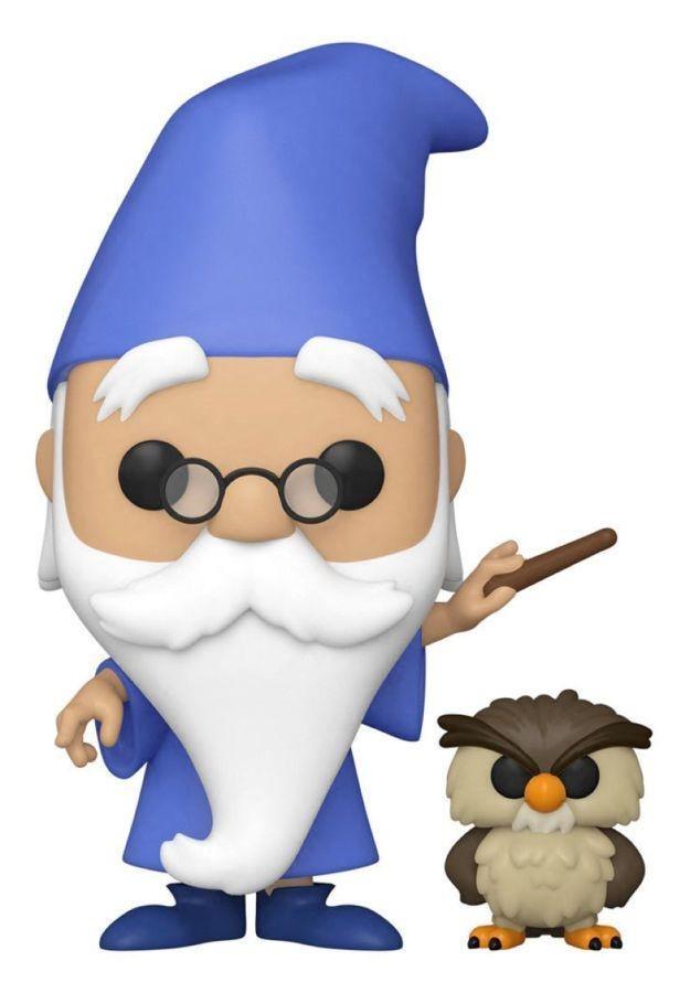 FUN49152 The Sword in the Stone - Merlin with Archimedes Pop! Vinyl - Funko - Titan Pop Culture